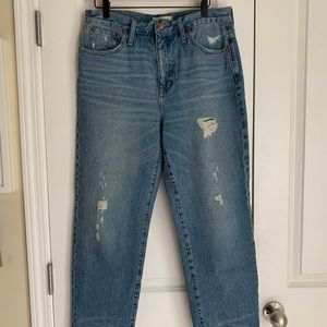 Madewell classic straight jeans